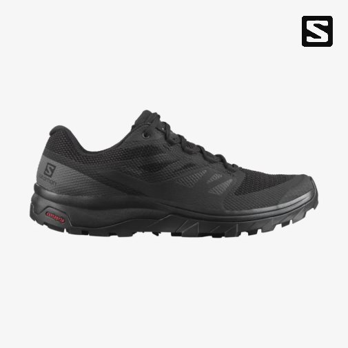 Black Salomon Outline GTX Men's Hiking Shoes | PH 61278U